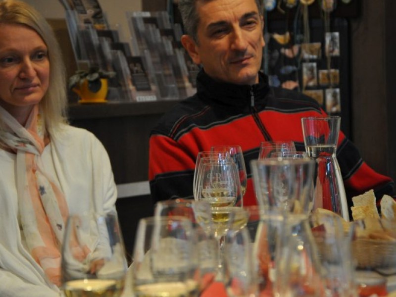 A Kőfejtő Pincészet borkóstolója