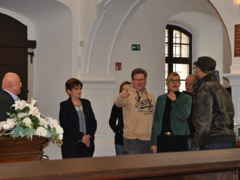 Borbás Marcsi a Pannonia Reformata Múzeumban